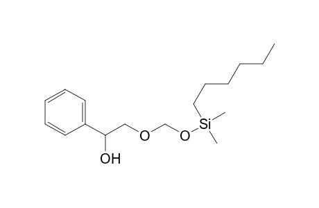 2-(Dimethylhexylsilyloxymethoxy)-1-phenylethanol