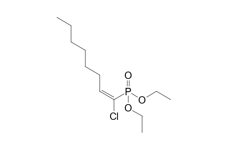 (E/Z) Diethyl .alpha.-chloro-.beta.-hexylvinylphosphonate
