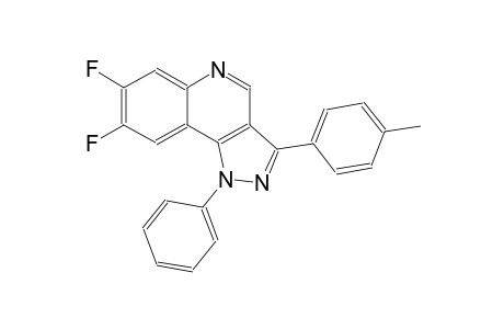 7,8-difluoro-3-(4-methylphenyl)-1-phenyl-1H-pyrazolo[4,3-c]quinoline
