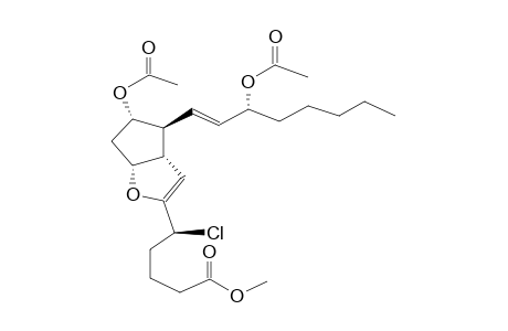 5R-CHLORO-6,7-DIDEHYDRO-11,15-DIACETOXY-PROSTAGLANDIN PGI1 METHYL ESTER
