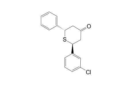 2R-(META-CHLOROPHENYL)-6C-PHENYL-THIAN-4-ONE