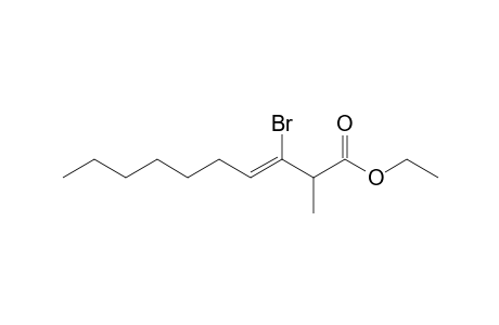 Ethyl 3-bromo-2-methyl-3-dectenoate