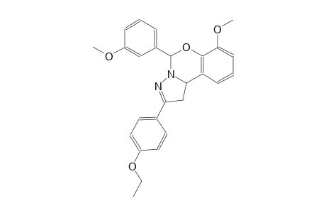 pyrazolo[1,5-c][1,3]benzoxazine, 2-(4-ethoxyphenyl)-1,10b-dihydro-7-methoxy-5-(3-methoxyphenyl)-