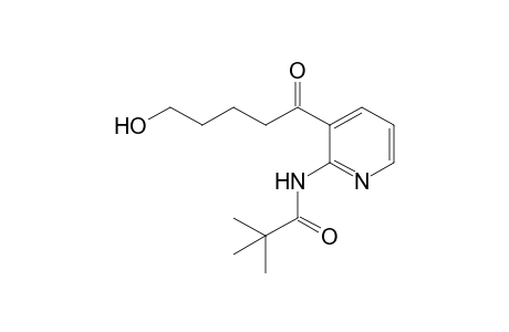 5-Hydroxy-1-(2-pivaloylaminopyridin-3-yl)pentanone