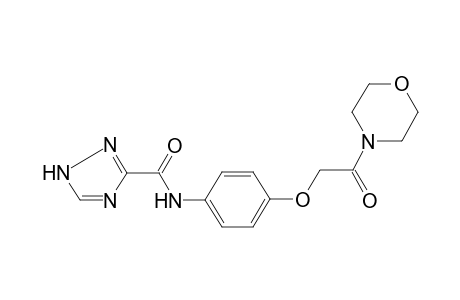 1H-[1,2,4]Triazole-3-carboxylic acid [4-(2-morpholin-4-yl-2-oxo-ethoxy)-phenyl]-amide