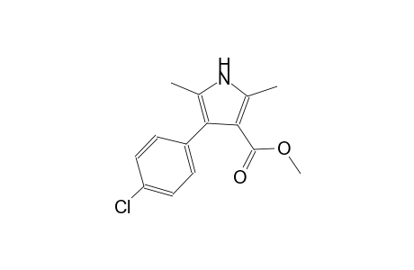 1H-pyrrole-3-carboxylic acid, 4-(4-chlorophenyl)-2,5-dimethyl-, methyl ester