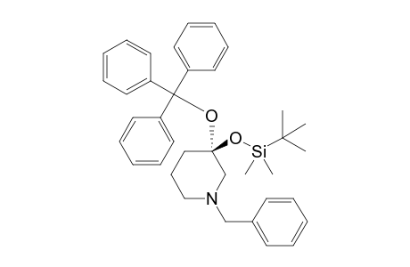 (3R,5R)-1-Benzyl-5-[(tert-butyldimethylsilyl)oxy]-5-trityloxypiperidine