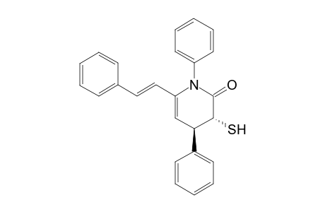 (3R,4R)-3-Mercapto-1,4-diphenyl-6-((E)-styryl)-3,4-dihydropyridin-2(1H)-one