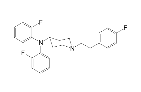 N,N-Bis(2-fluorophenyl)-1-[2-(4-fluorophenyl)ethyl]piperidin-4-amine