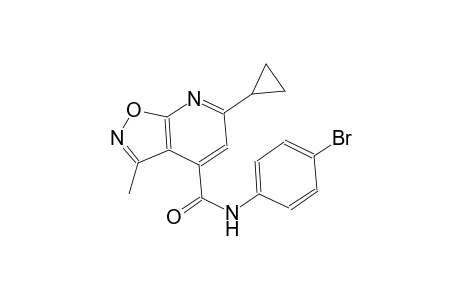 isoxazolo[5,4-b]pyridine-4-carboxamide, N-(4-bromophenyl)-6-cyclopropyl-3-methyl-
