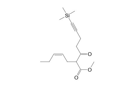 4-Heptenoic acid, 2-[1-oxo-5-(trimethylsilyl)-4-pentynyl]-, methyl ester, (Z)-
