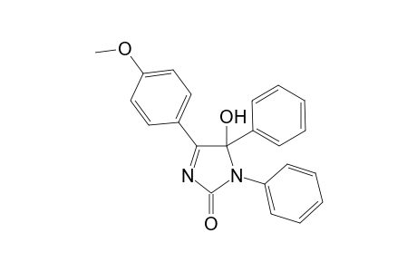 5-Hydroxy-1,5-diphenyl-4-(p-methoxyphenyl)imidazolidin-2-one