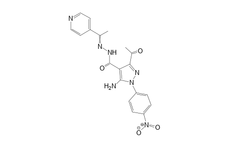 3-Acetyl-5-amino-1-(4-nitrophenyl)-N'-(1-(pyridin-4-yl)ethylidene)-1H-pyrazole-4-carbohydrazide