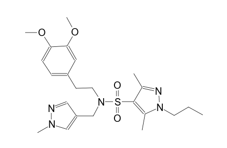 1H-pyrazole-4-sulfonamide, N-[2-(3,4-dimethoxyphenyl)ethyl]-3,5-dimethyl-N-[(1-methyl-1H-pyrazol-4-yl)methyl]-1-propyl-