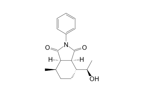 1H-Isoindole-1,3(2H)-dione, hexahydro-4-(1-hydroxyethyl)-7-methyl-2-phenyl-, [3a.alpha.,4.beta.(R*),7.beta.,7a.alpha.]-