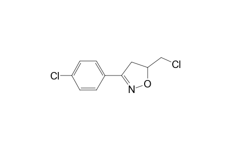 Isoxazole, 5-(chloromethyl)-3-(4-chlorophenyl)-4,5-dihydro-