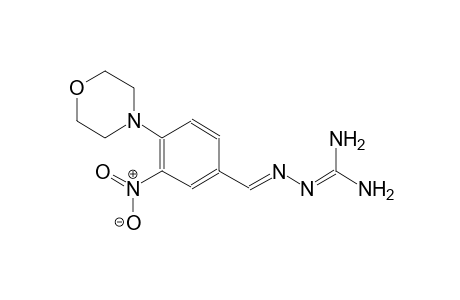 (2E)-2-[4-(4-Morpholinyl)-3-nitrobenzylidene]hydrazinecarboximidamide