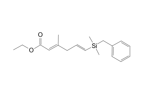 (2E,5E)-Ethyl 6-(benzyldimethylsilyl)-3-methylhexa-2,5-dienoate