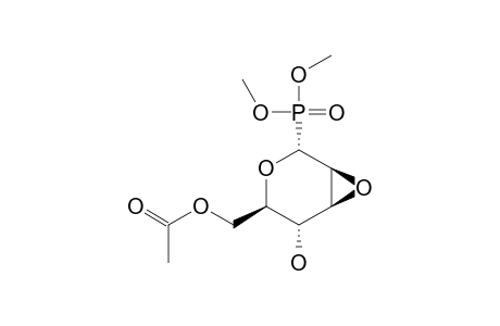 DIMETHYL-6-O-ACETYL-2,3-ANHYDRO-ALPHA-D-MANNOPYRANOSYLPHOSPHONATE