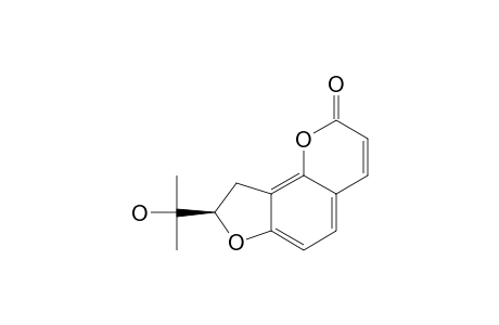 (8R)-8-(2-hydroxypropan-2-yl)-8,9-dihydrofuro[2,3-h]chromen-2-one