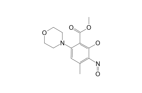 4-METHYL-6-MORPHOLINO-3-NITROSO-SALICYLIC-ACID-METHYLESTER