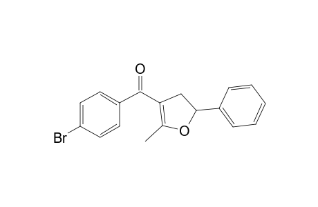 (4-Bromophenyl)(2-methyl-5-phenyl-4,5-dihydro-furan-3-yl)methanone