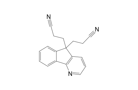 3-[5-(2-cyanoethyl)-5-indeno[1,2-b]pyridinyl]propanenitrile