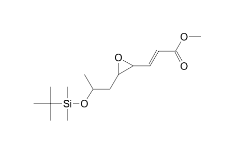 3,4-Epoxyoct-2-enoic acid, 7-(t-butyldimethylsilyloxy-, methyl ester