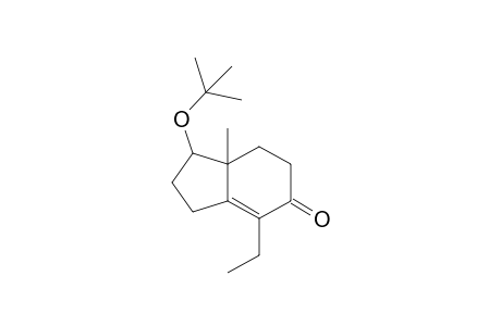 1-(t-Butoxy)-7a-methyl-4-ethyl-1,2,3,6,7,7a-hexahydro-5H-inden-5-one`
