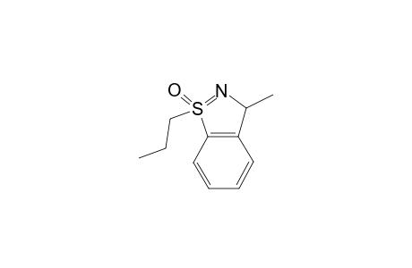 3-Methyl-1-propylbenzo[d]isothiazole 1-oxide