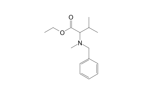 Ethyl 2-N-benzyl-N-(methylamino)-3-methylbutanoate
