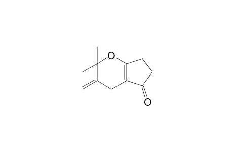1-Oxo-5,5-dimethyl-6-methylene-1,2,3,5,6,7-hexahydrocyclopentano[2,3-b]pyran-1-one
