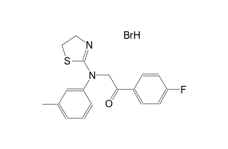 2-(4,5-dihydro-1,3-thiazol-2-yl-3-methylanilino)-1-(4-fluorophenyl)ethanone hydrobromide