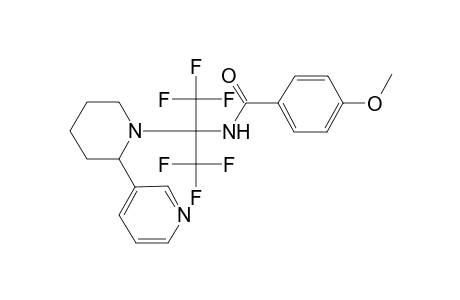 4-Methoxy-N-[2,2,2-trifluoro-1-(3,4,5,6-tetrahydro-2H-[2,3']bipyridinyl-1-yl)-1-trifluoromethyl-ethyl]-benzamide