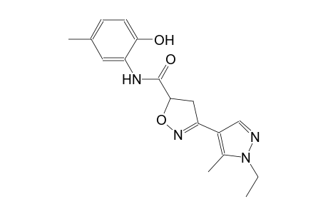 5-isoxazolecarboxamide, 3-(1-ethyl-5-methyl-1H-pyrazol-4-yl)-4,5-dihydro-N-(2-hydroxy-5-methylphenyl)-