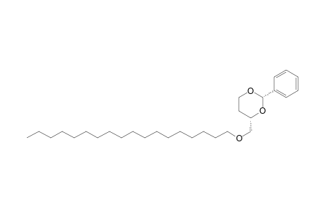 1,3-Dioxane, 4-[(octadecyloxy)methyl]-2-phenyl-, (2S-cis)-