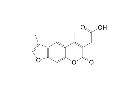 7H-furo[3,2-g][1]benzopyran-6-acetic acid, 3,5-dimethyl-7-oxo-