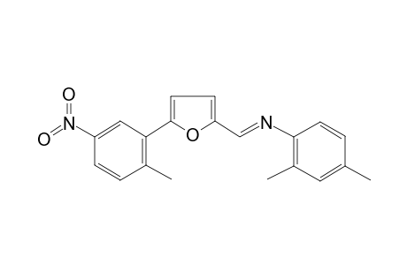 2,4-Dimethyl-N-{[5-(2-methyl-5-nitrophenyl)-2-furyl]methylidene}aniline