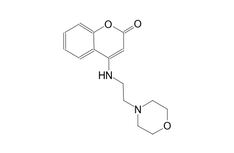 2H-1-benzopyran-2-one, 4-[[2-(4-morpholinyl)ethyl]amino]-