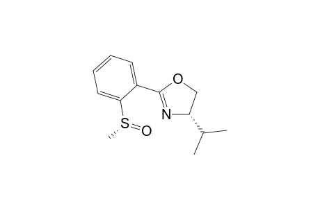 (4S,Rs)-4-Isopropyl-2-[2-(methylsulfanyl)phenyl]-4,5-dihydro-1,3-oxazole