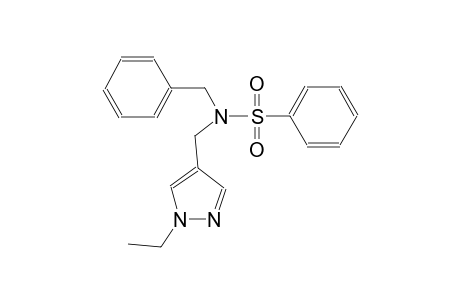benzenesulfonamide, N-[(1-ethyl-1H-pyrazol-4-yl)methyl]-N-(phenylmethyl)-