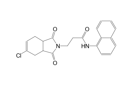 3-(5-chloro-1,3-dioxo-1,3,3a,4,7,7a-hexahydro-2H-isoindol-2-yl)-N-(1-naphthyl)propanamide