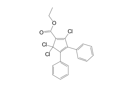 2,5,5-TRICHLORO-1-ETHOXYCARBONYL-3,4-DIPHENYL-1,3-CYCLOPENTADIENE