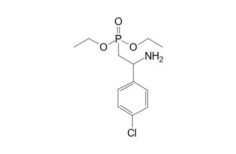 1-(4-Chlorophenyl)-2-diethoxyphosphoryl-ethanamine