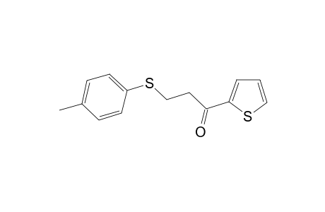 1-Propanone, 3-(4-methylphenylthio)-1-(2-thienyl)-