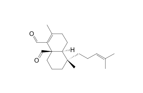 1,8a(3H)-Naphthalenedicarboxaldehyde, 4,4a,5,6,7,8-hexahydro-2,5-dimethyl-5-(4-methyl-3-pentenyl)-, [4aS-(4a.alpha.,5.alpha.,8a.beta.)]-