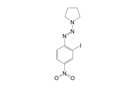N(1)-(Pyrrolidin-1'-yl)-N(2)-[(2"-iodo-4"-nitro)diazobenzene]