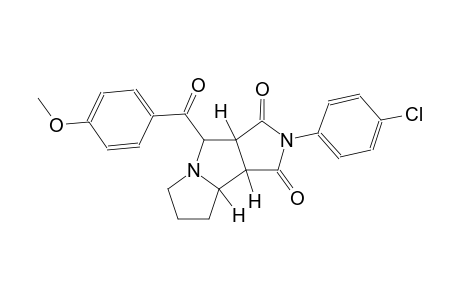 (3aR,4S,8aR,8bS)-2-(4-chlorophenyl)-4-(4-methoxybenzoyl)hexahydrodipyrrolo[1,2-a:3,4-c]pyrrole-1,3(2H,4H)-dione