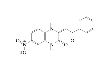 Quinoxalin-2(1H)-one, 3,4-dihydro-7-nitro-3-(2-oxo-2-phenylethylidene)-