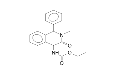 1-PHENYL-2-METHYL-4-CARBOETHOXYAMINO-1,2,3,4-TETRAHYDROISOQUINOL-3-ONE